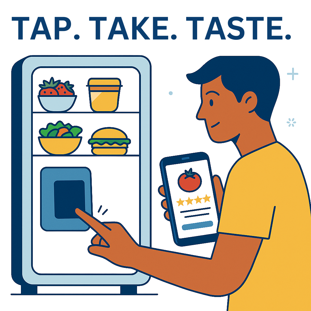 Tap. Take. Taste.